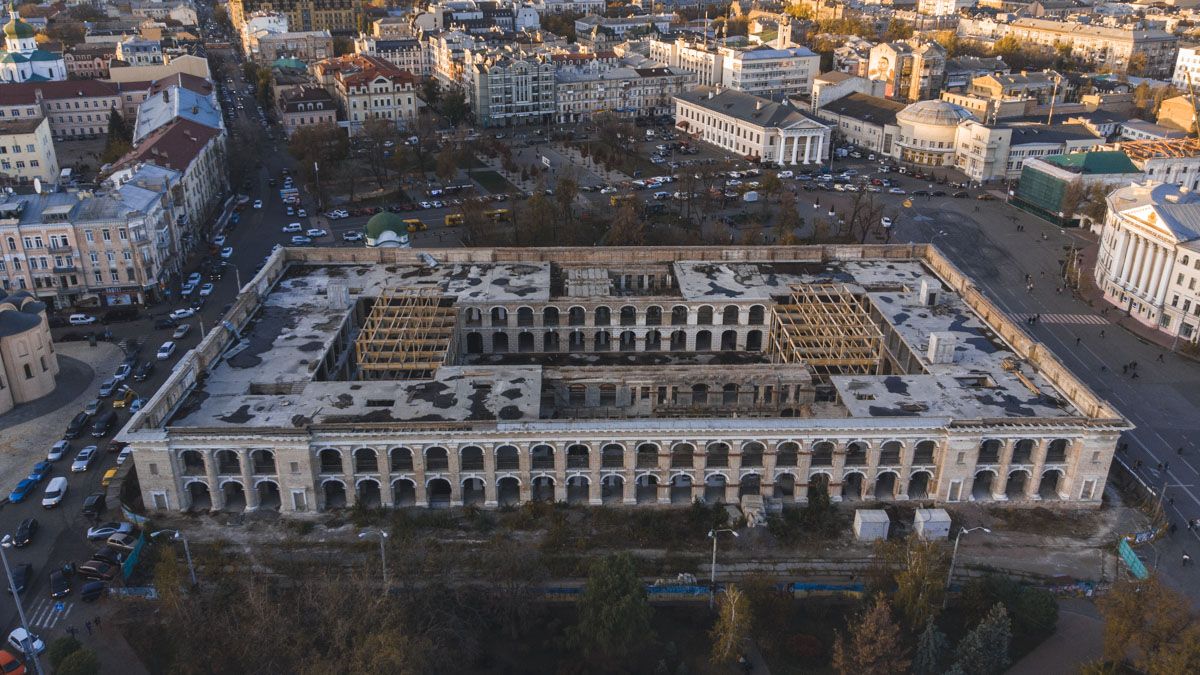 У Києві багатостраждальний Гостиний двір перетворять на громадський простір