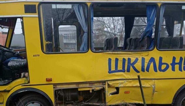 У ДТП зі шкільним автобусом на Львівщині постраждали діти