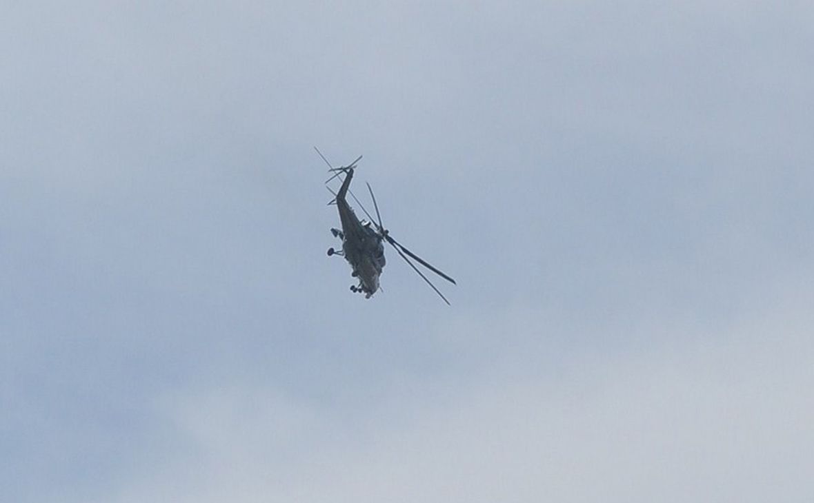 Азербайджанcькі офіцери розбилися на гелікоптері під час військових навчань