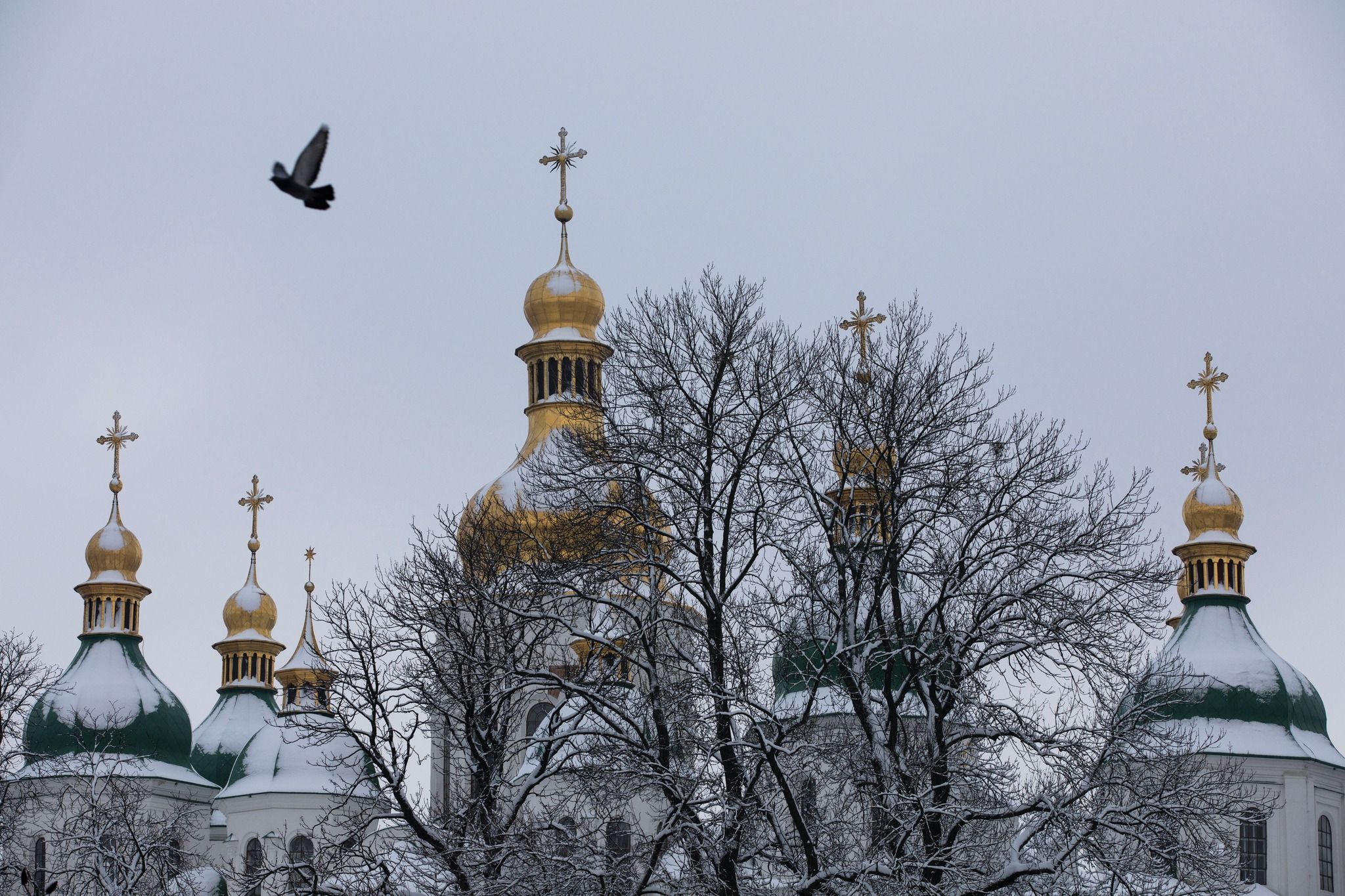 Духовенство створило єдину помісну Православну церкву України на території Святої Софії у Києві 15 грудня 2018 року.