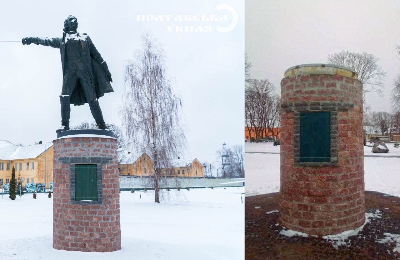 У Полтаві демонтували пам’ятник російському полководцю Олександру Суворову