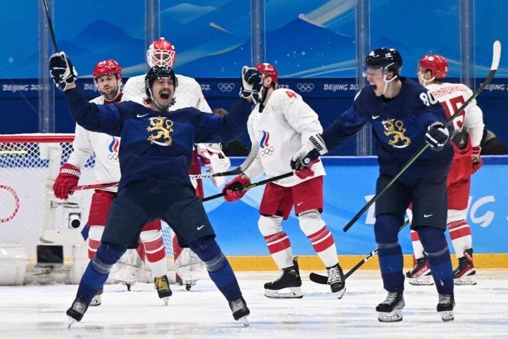 Олімпіада-2022: збірна Фінляндії з хокею здобула історичну перемогу над росіянами