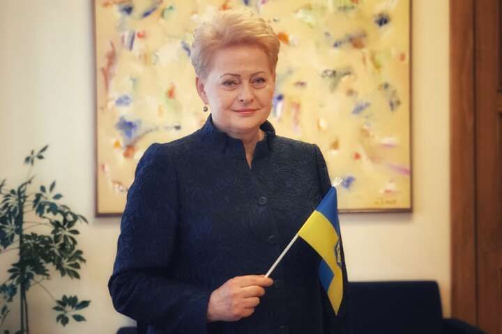 Експрезидентка Литви закликала НАТО вступити у війну  за Україну