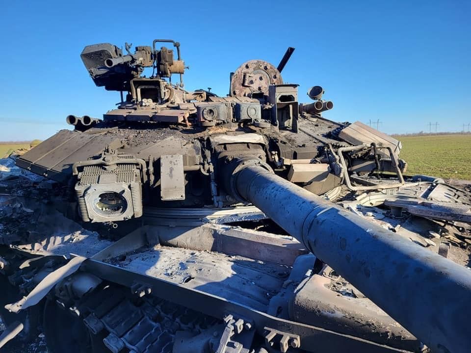 На Запоріжжі підбили сучасний російський танк Т-90 «владімір», фото