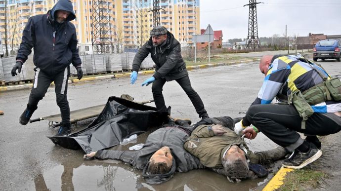 Масові звірства на Київщині: на експертизу вивезли 410 тіл цивільних жертв орків
