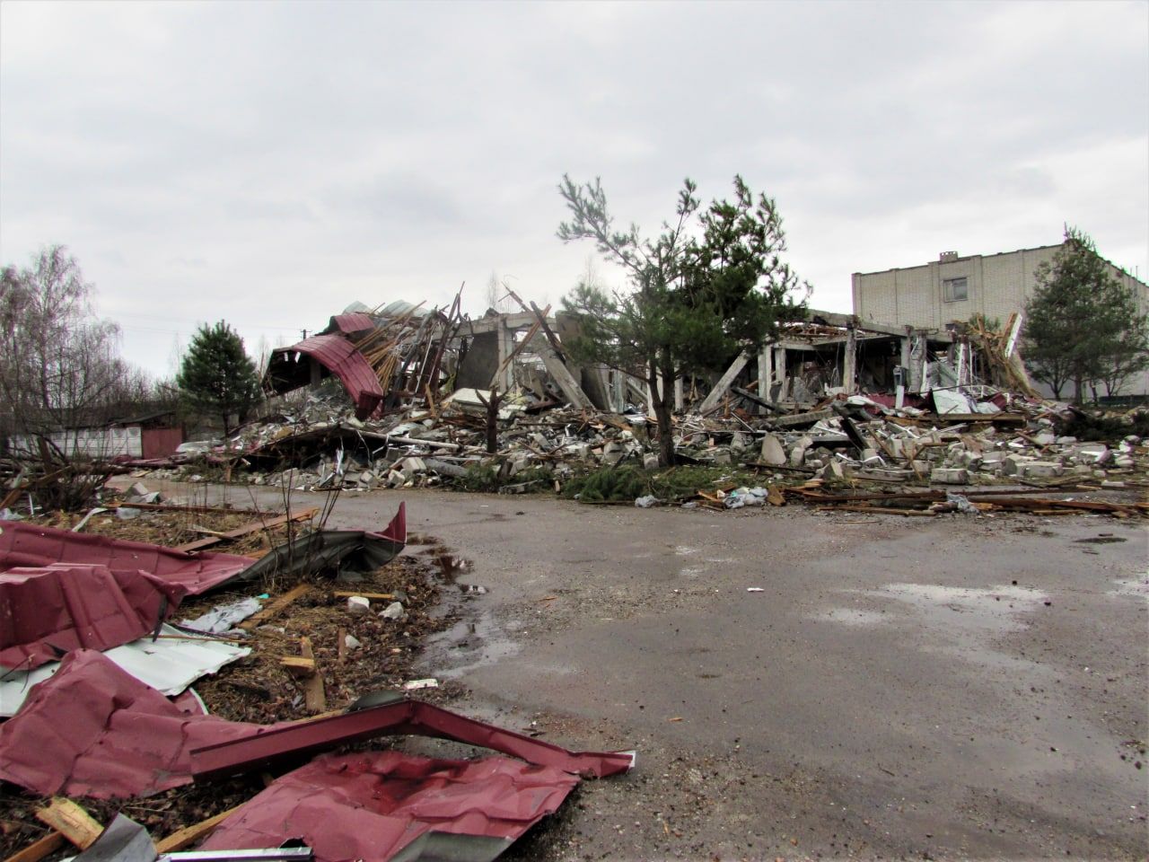 Ракетний удар по Малину на Житомирщині: пошкоджено 100 будинків