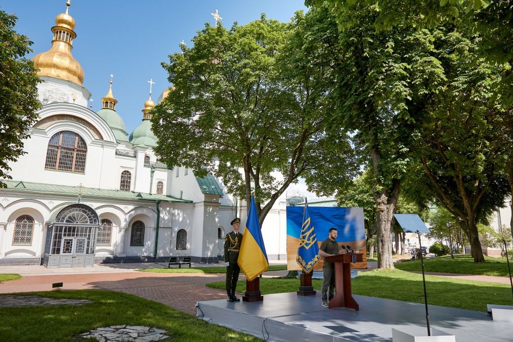 У Софії Київській започатковано традицію прийняття Президентом вірчих грамот у послів