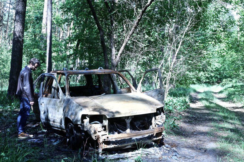 Машина Макса Левіна знищена під Мощуном. 28.05.2022