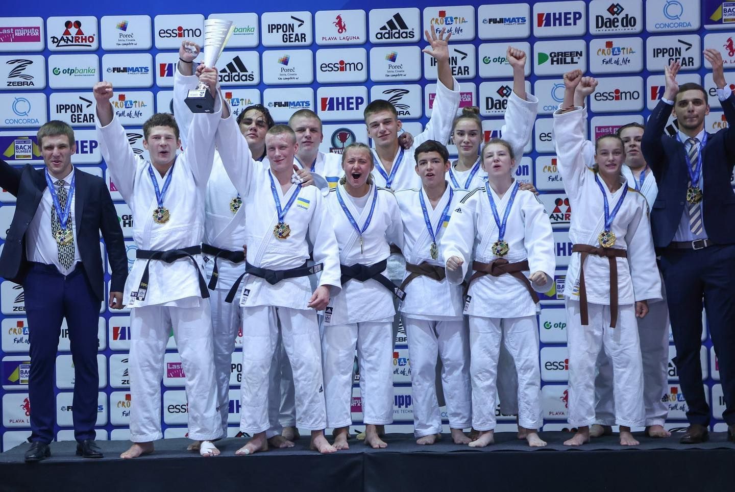 Збірна України стала чемпіоном Європи серед кадетів-дзюдоїстів