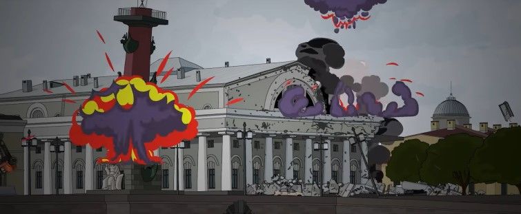 Масяня: у мультфільмі китайці бомбардують фашистів у Пітері та Москві
