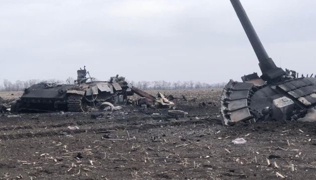 Ударним дроном знищено російський Т-72 із 15 загарбниками – контррозвідка СБУ