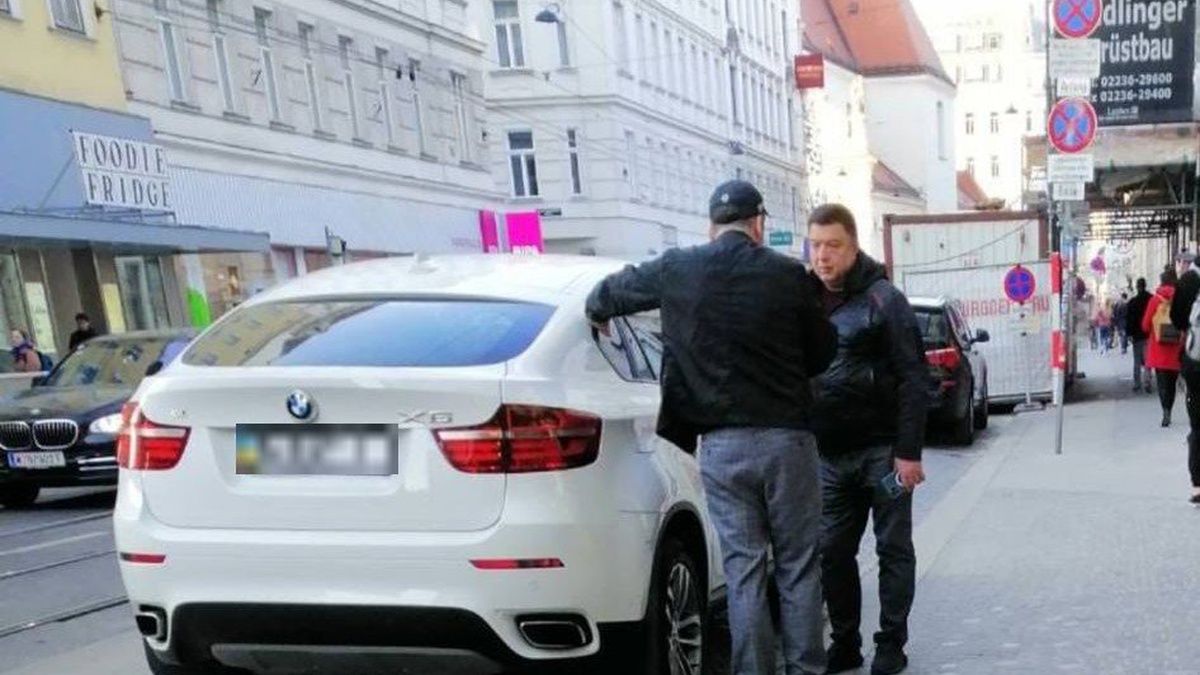Тупицького сфотографували в центрі Відня поруч із авто, зареєстрованим на дружину.