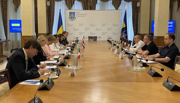 Зустріч генпрокурора Андрія Костіна з послами Великої сімки та представництвом ЄС в Україні