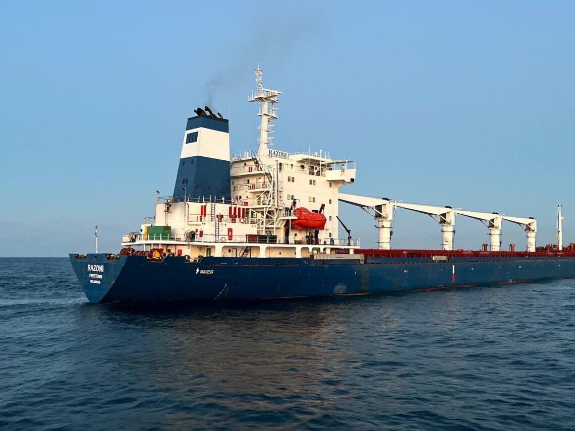Перше судно з укранським зерном успішно пройшло інспекцію в Туреччині