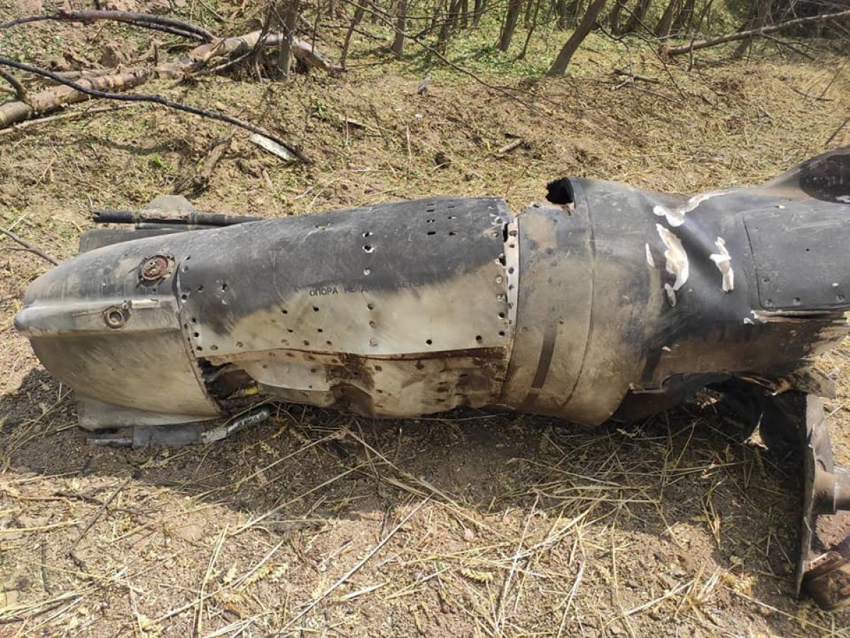 На Уманщині залишки збитої ракети пошкодили об’єкт цивільної інфраструктури