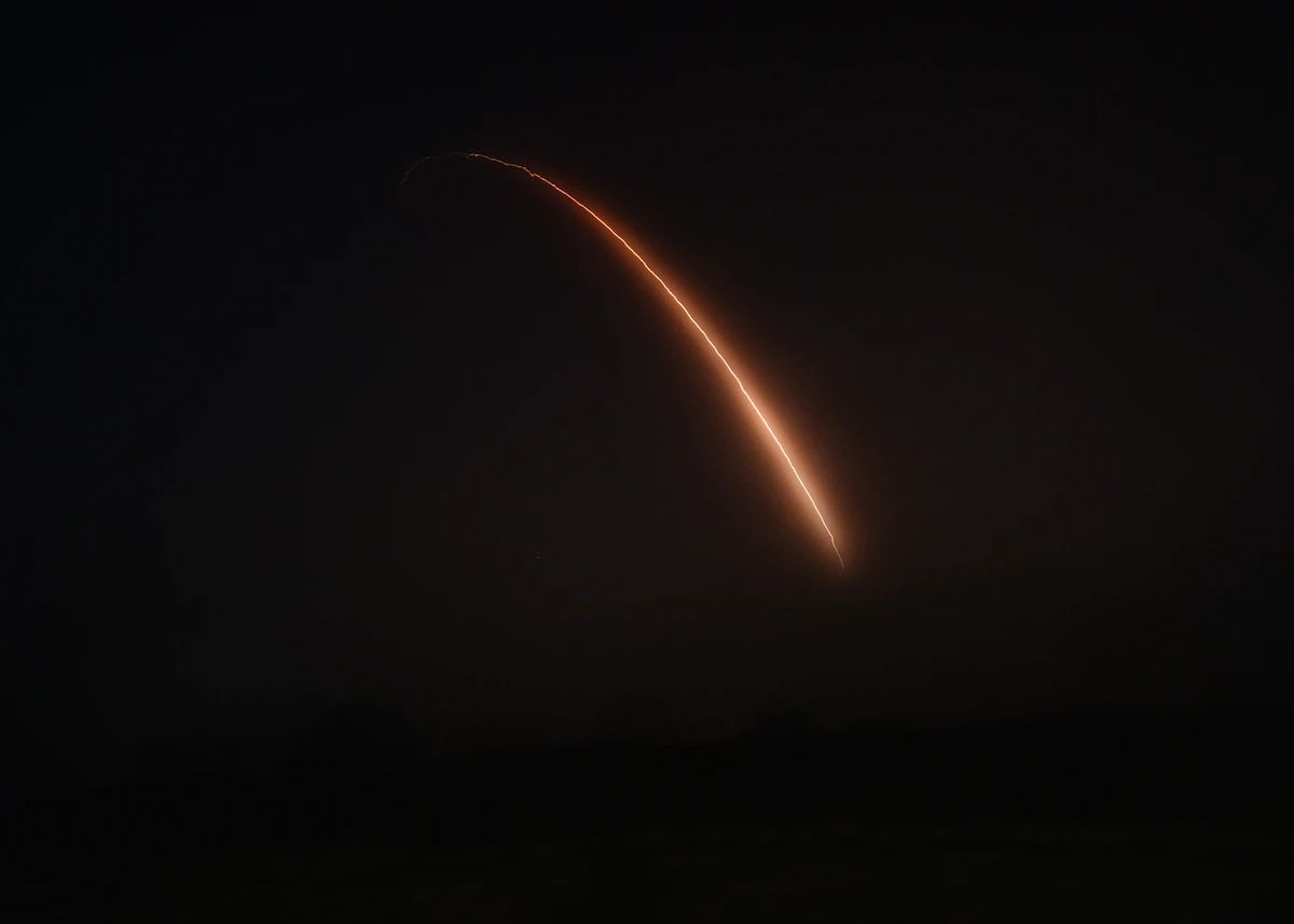 У Каліфорнії запустили міжконтинентальну балістичну ракету Minuteman III