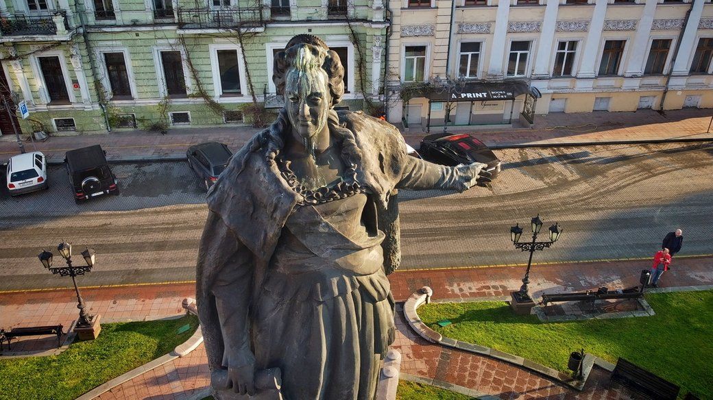 Ткаченко підтримує демонтаж пам'ятника Катерині ІІ в Одесі