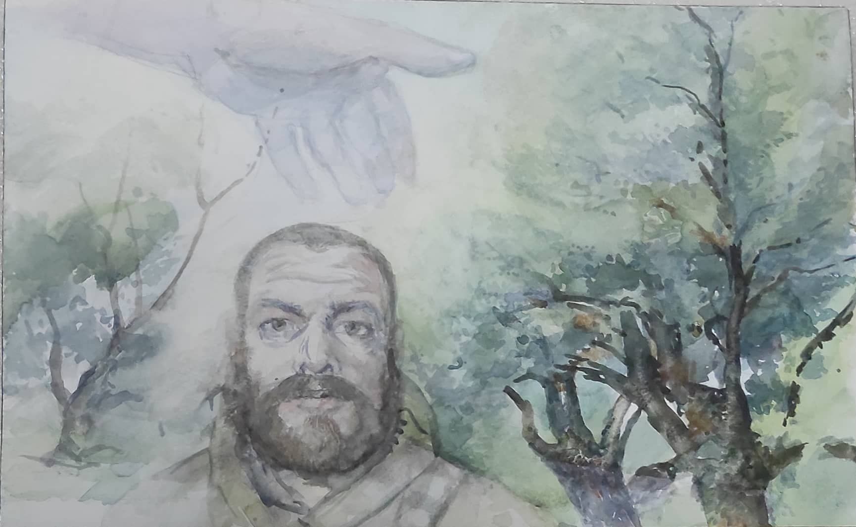 Черкаський художник влаштував виставку, щоб продати картини і допомогти арміі