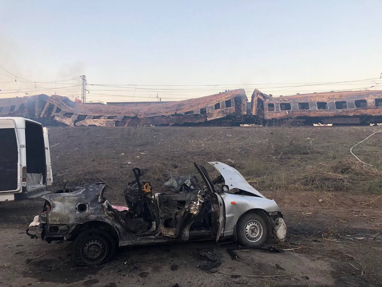 Ракетний удар по станції Чаплине на Дніпропетровщині: загинули 15 пасажирів