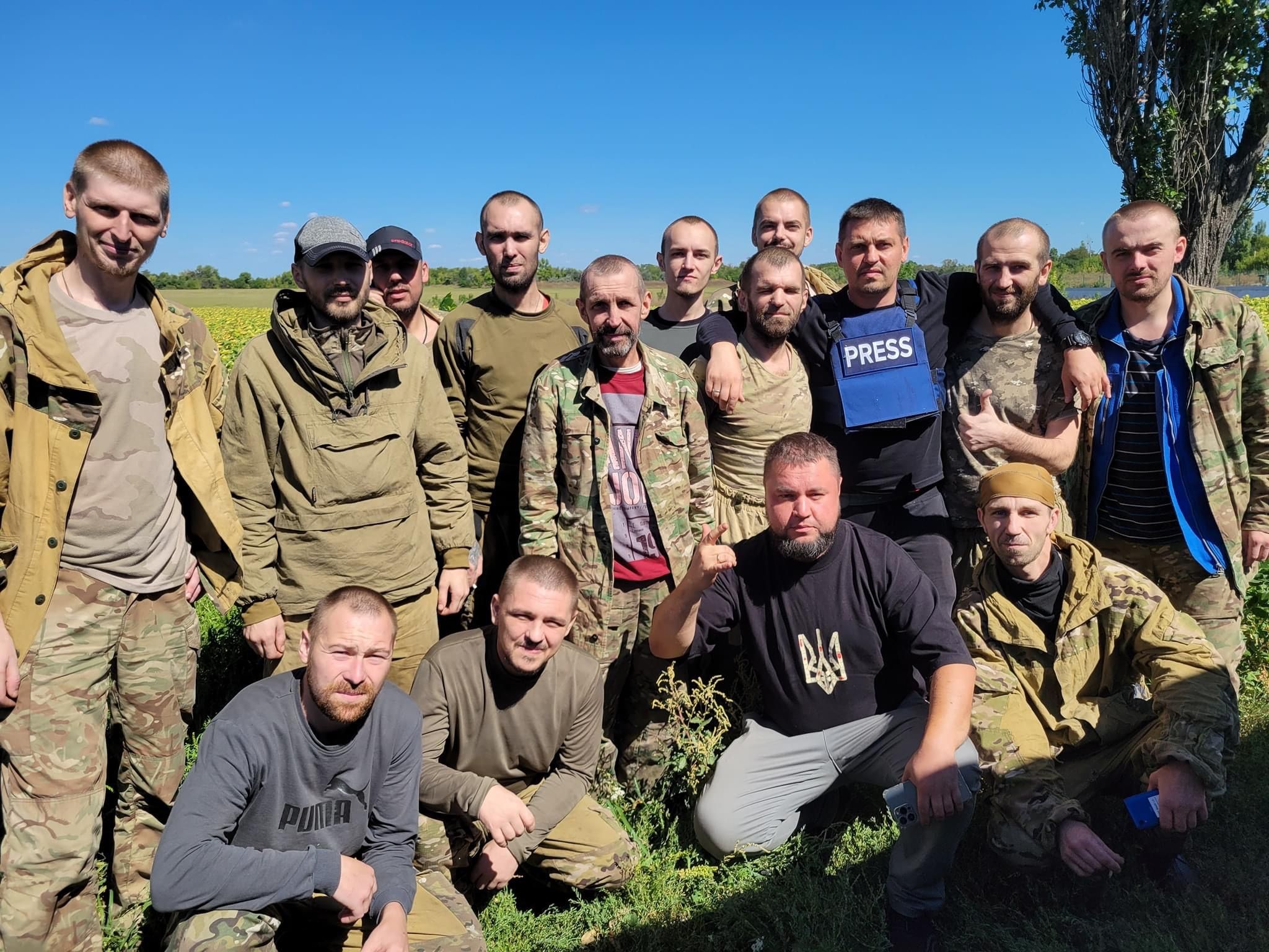 На Донеччині повернули з полону 14 захисників України