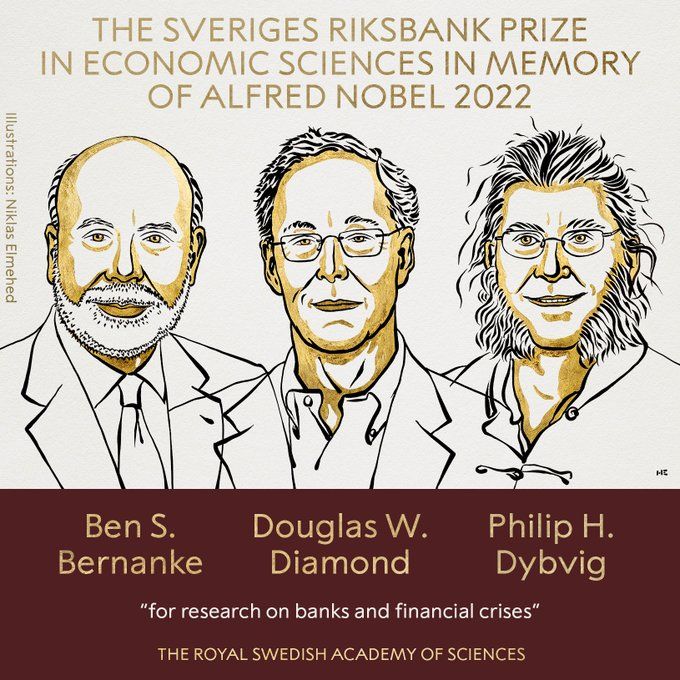 Нобелівську премію з економіки отримали вчені зі США за дослідження фінансових криз