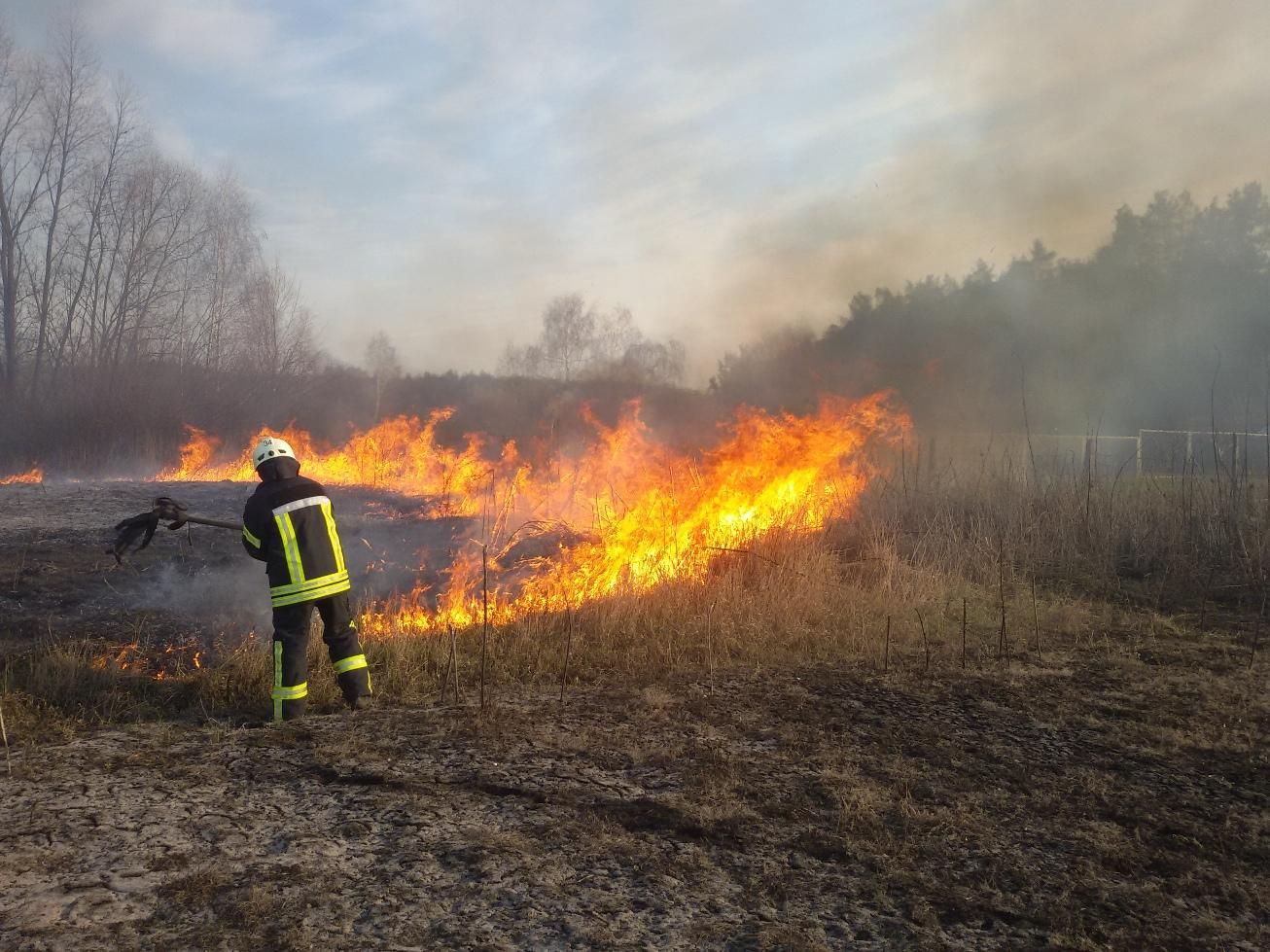 Львівський суд уперше в Україні зобов’язав палія трави виплатити пожежникам компенсацію