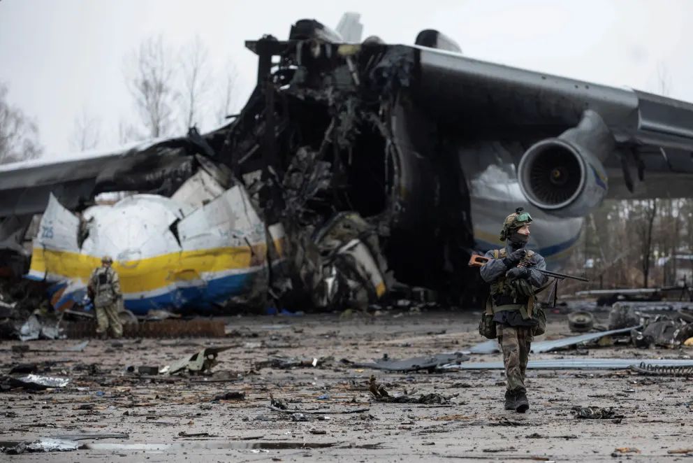 Ан-225 «Мрія» було спалено під час повітряної атаки з боку військ рф на територію аеропорту Гостомель.