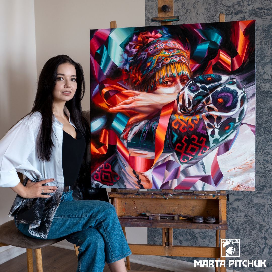 Художниця Марта Пітчук вторгувала за продаж картини 345 тисяч грн для ЗСУ
