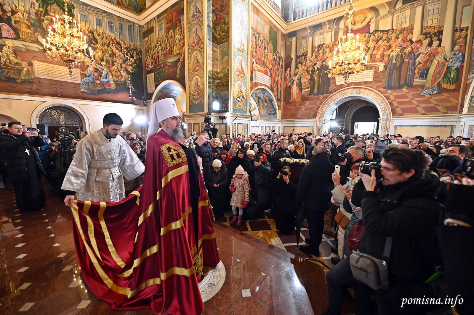 Історична подія — святкова літургія 7 січня ПЦУ в Успенському  соборі Києво-Печерської лаври.