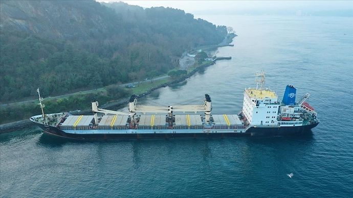 Горох заблокував Босфор: Вантажне судно з України сіло на мілину в протоці
