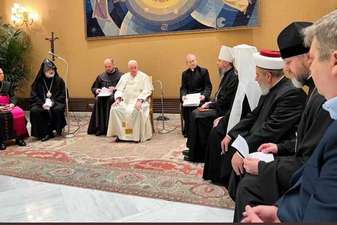 Папа Франциск зустрівся з українськими предстоятелями у Ватикані