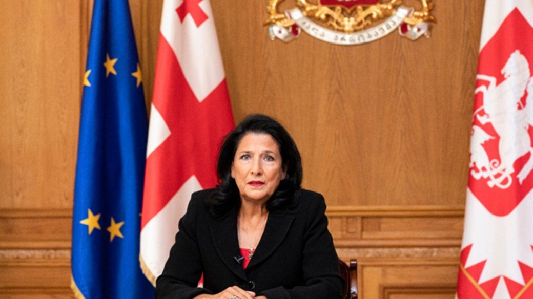 На фото: Президентка Грузії Саломе Зурабішвілі