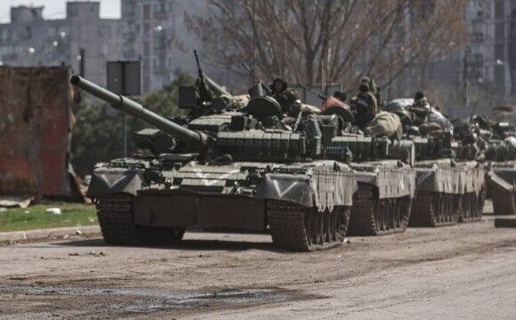 До Мелітополя прибула велика партія російських бронемашин «Тигр»