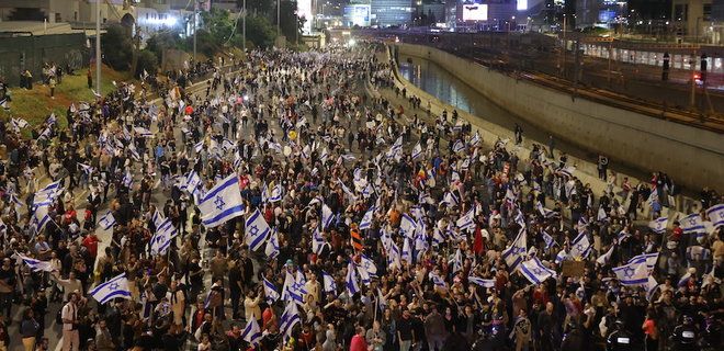 Судова реформа в Ізраїлі: тисячі протестантів йдуть на Єрусалим