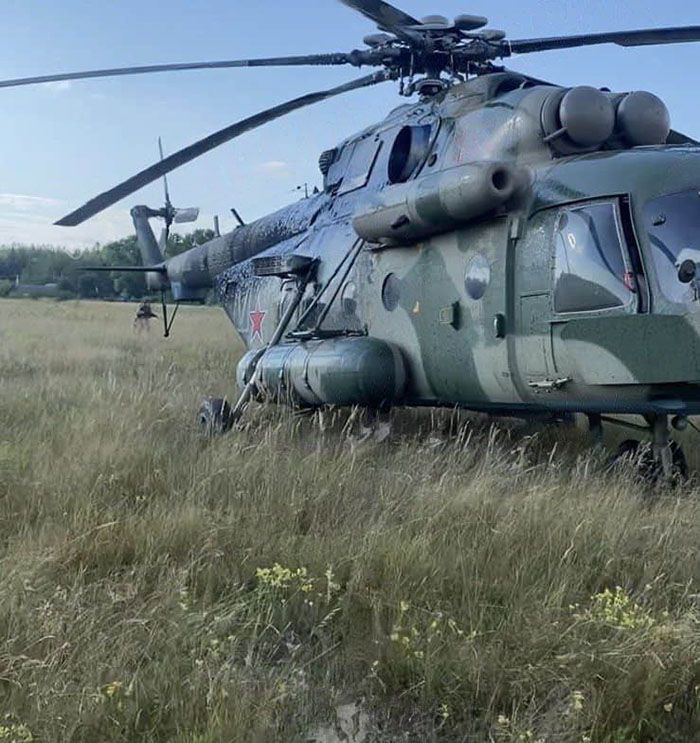 ГУР підтвердило, що російський  Мі-8 приземлився в Полтаві та перейшов під контроль українських військових