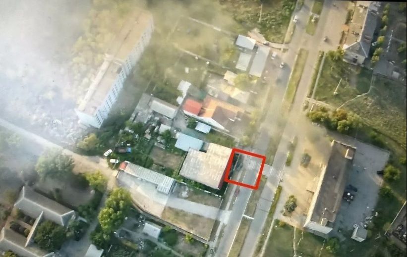 Так звана виборча дільниця в місті Кам’янка-Дніпровська була аткована дронами СБУ.