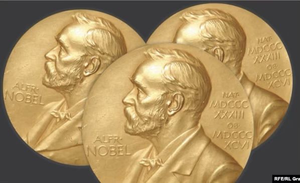 Представники Росії, Білорусі та Ірану не  пжають бачити при врученні Нобелівських премій у Стокгольмі.