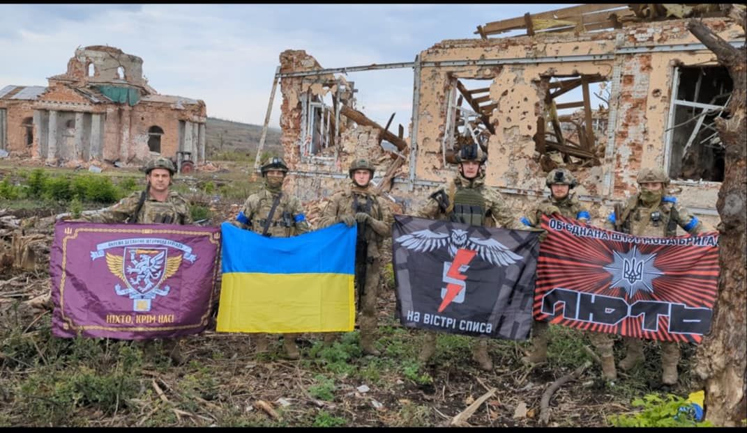 Бійці бригади «Лють» разом із побратимами з сил оборони повернули український стяг над звільненою Кліщіївкою!