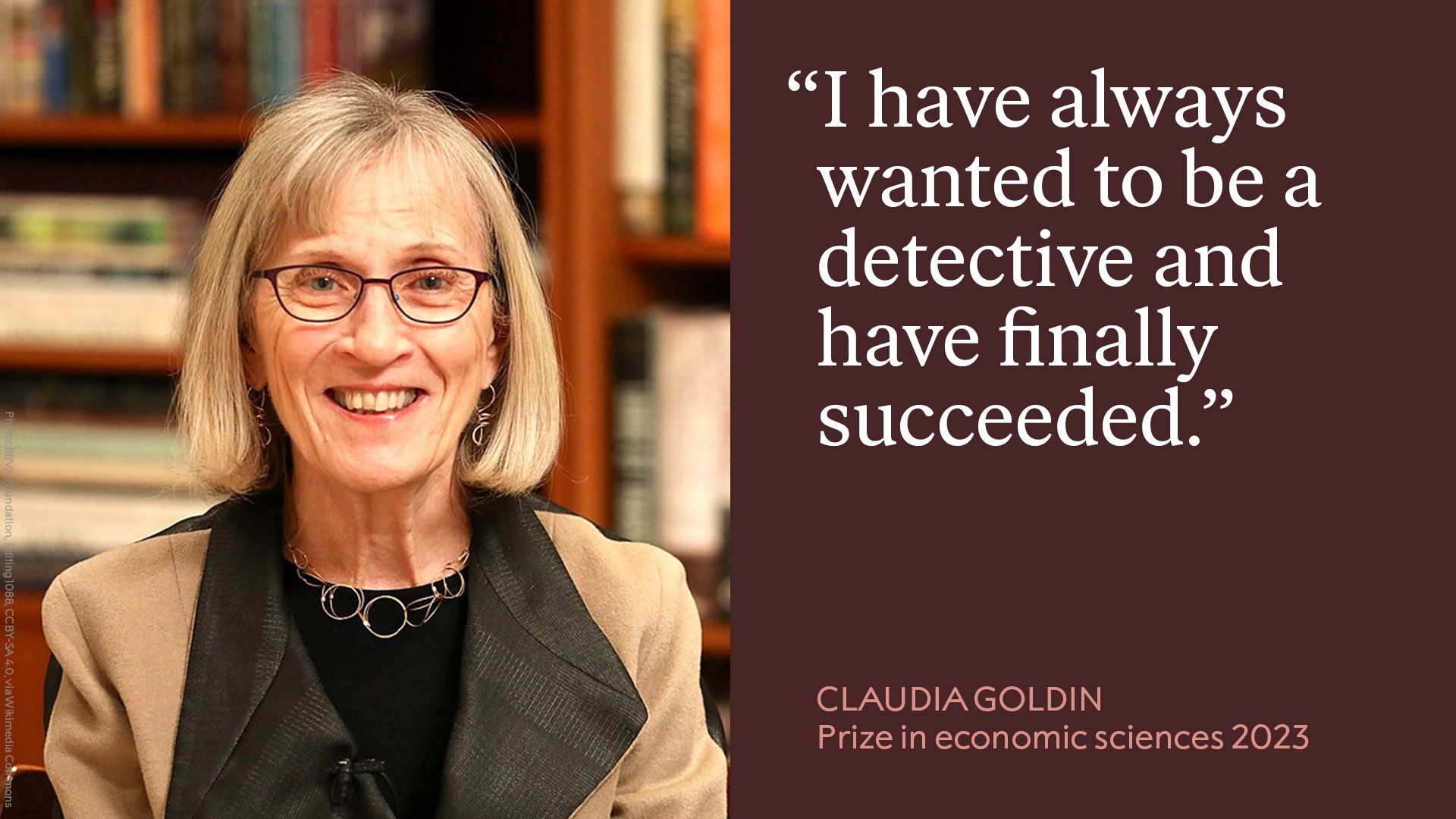 Клаудія Голдін отримала нагороду за внесок у розуміння наслідків виходу жінок на ринок праці.