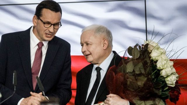 Партія Качинського посіла перше місце на виборах у Польщі