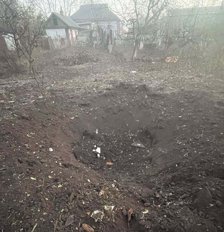 Збитий російський дрон на Черкащині пошкодив приватні будівлі