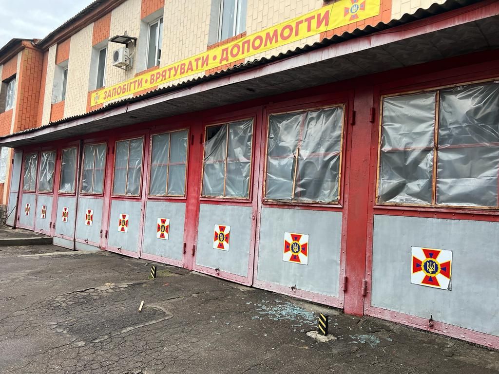 Пожежно-рятувальні підрозділи пошкоджено обстрілом в Донецькій та Запорізькій областях