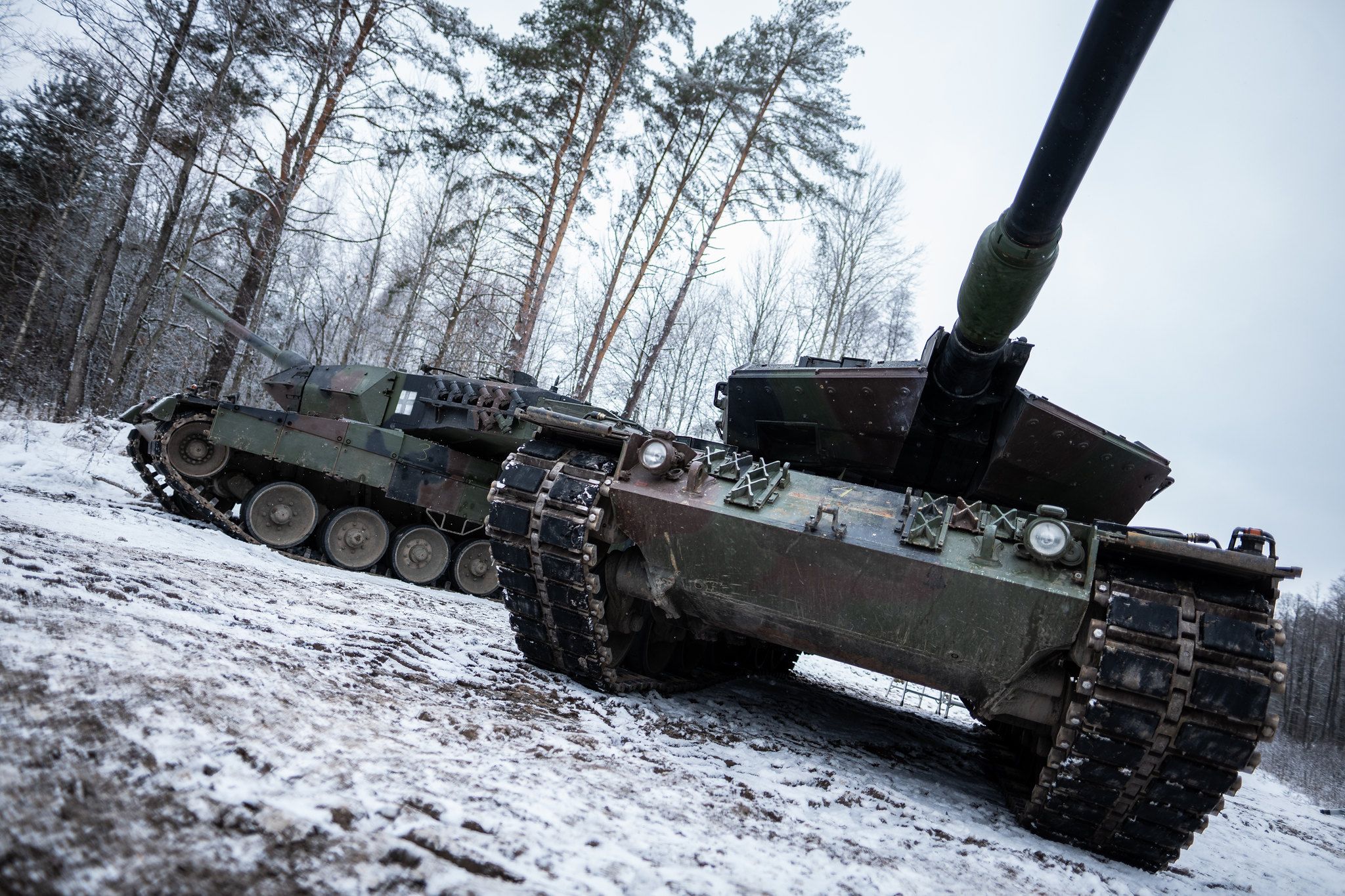 У Литві відремонтували перші пошкоджені українські танки Leopard 2, фото