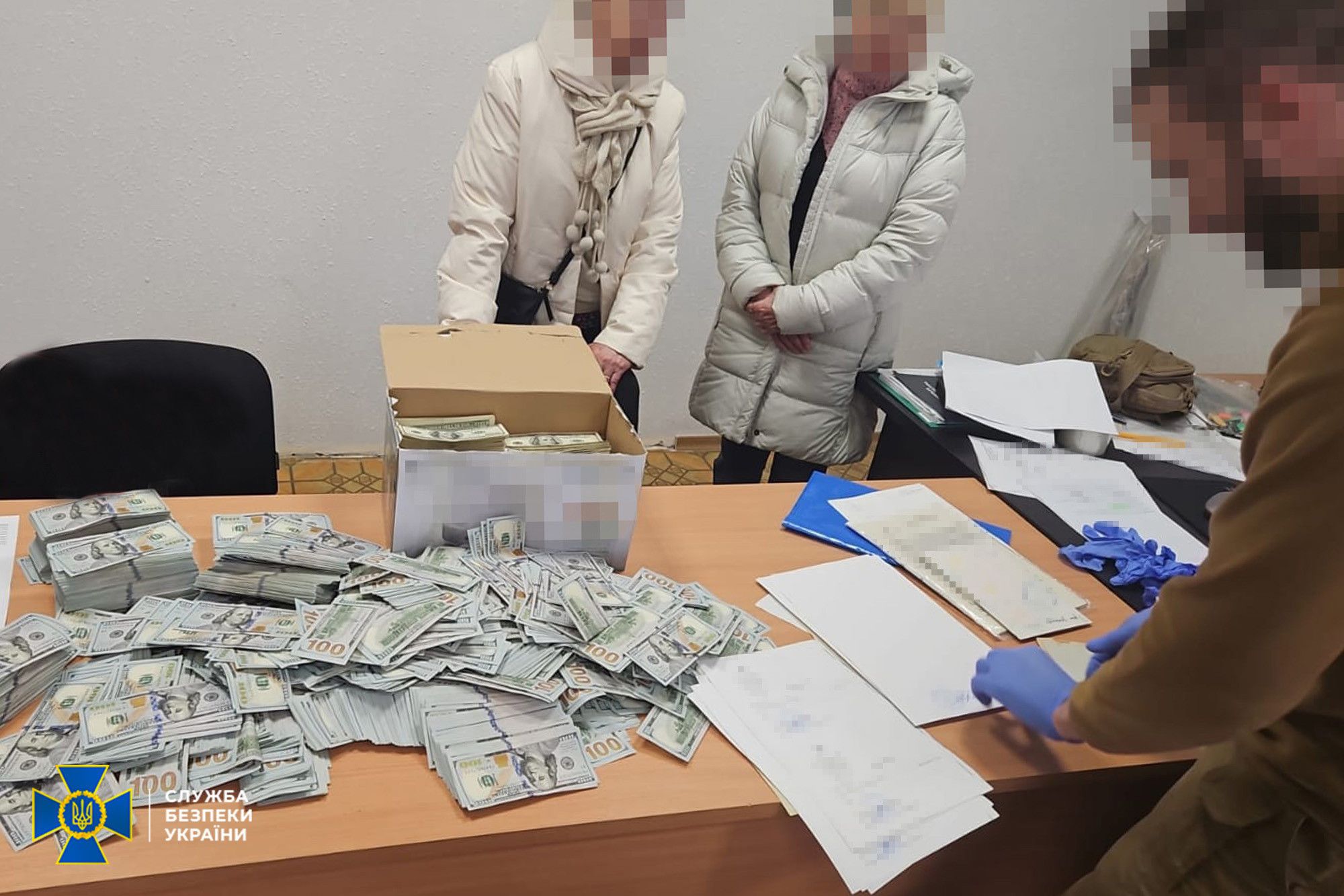 У затриманого ексочільника ВЛК Чернігівщини вилучили мільйон доларів, фото