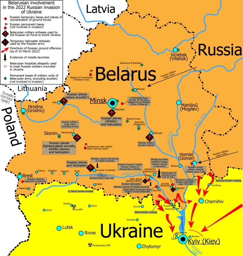 Білорусь вже одного разу заплямувала себе, коли на початку 2022 року з її території зайшли до України російські окупанти.