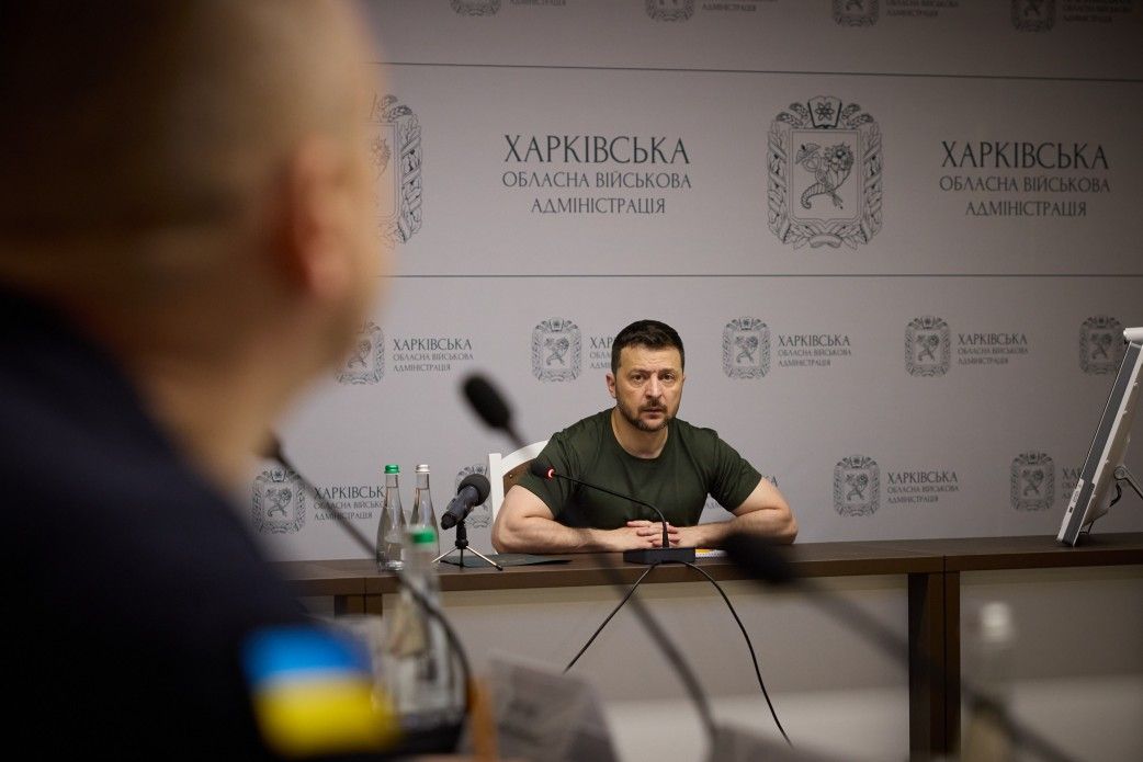 Зеленський радився у Харкові щодо оборони Вовчанська та відновлення інфраструктури