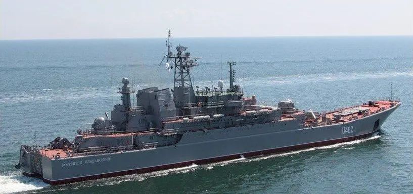 Корабель «Костянтин Ольшанський» уражено ракетою «Нептун» і виведено з ладу 23 березня 2024 року.