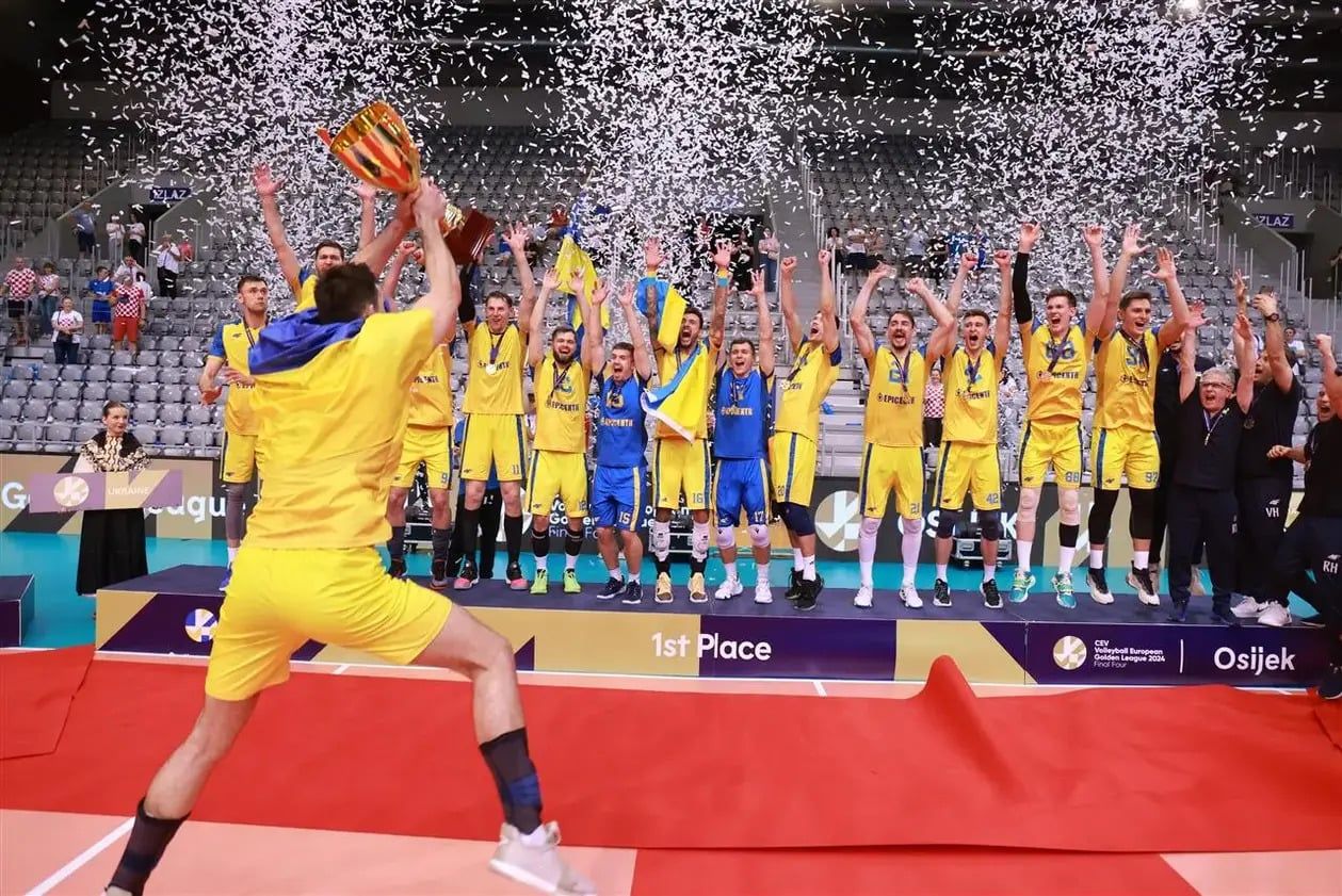 Українська збірна з волейболу вдруге в історії тріумфувала в Євролізі