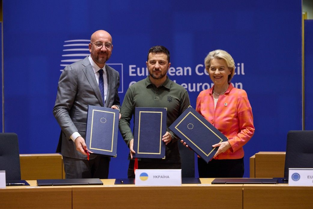 Лідери України та ЄС підписали угоду про безпеку