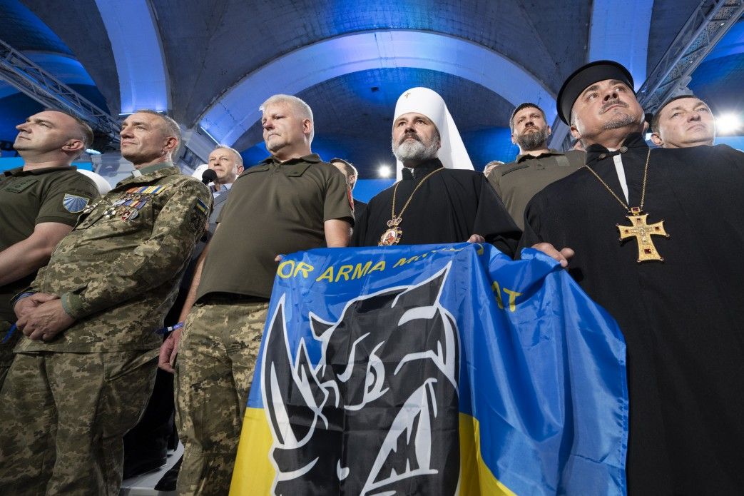 Присутні помолилися за українських воїнів і всіх наших людей, об’єднання світу проти зла, за перемогу, мир та відновлення України.